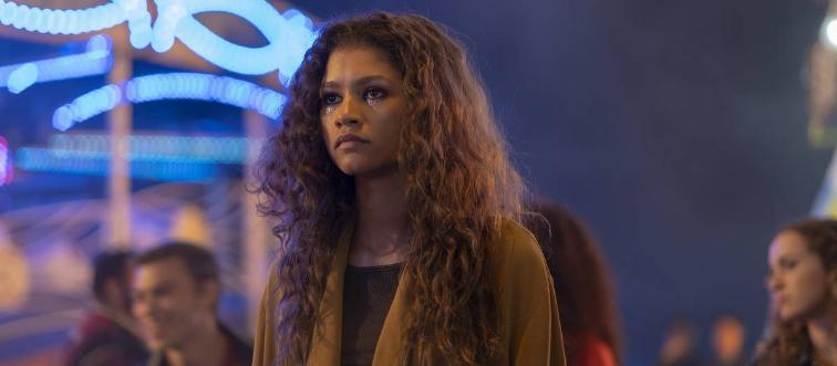 Rue Bennet in scene from Euphoria